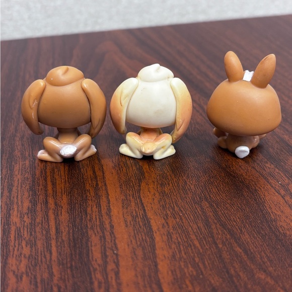 Littlest Pet Shop Bunny Rabbit Lot Vintage #3 #75 #265 - Picture 2 of 5